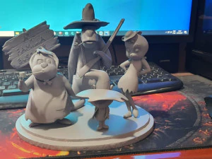 ヒルビリー・ベアーズ 3Dプリントモデル