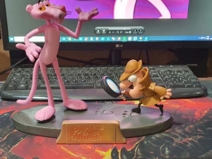 ピンクパンサー 3Dプリントモデル