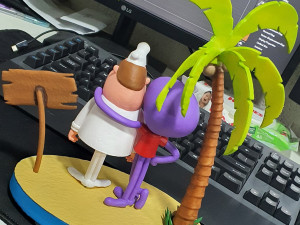 Squiddly Diddly 3D-printmodel