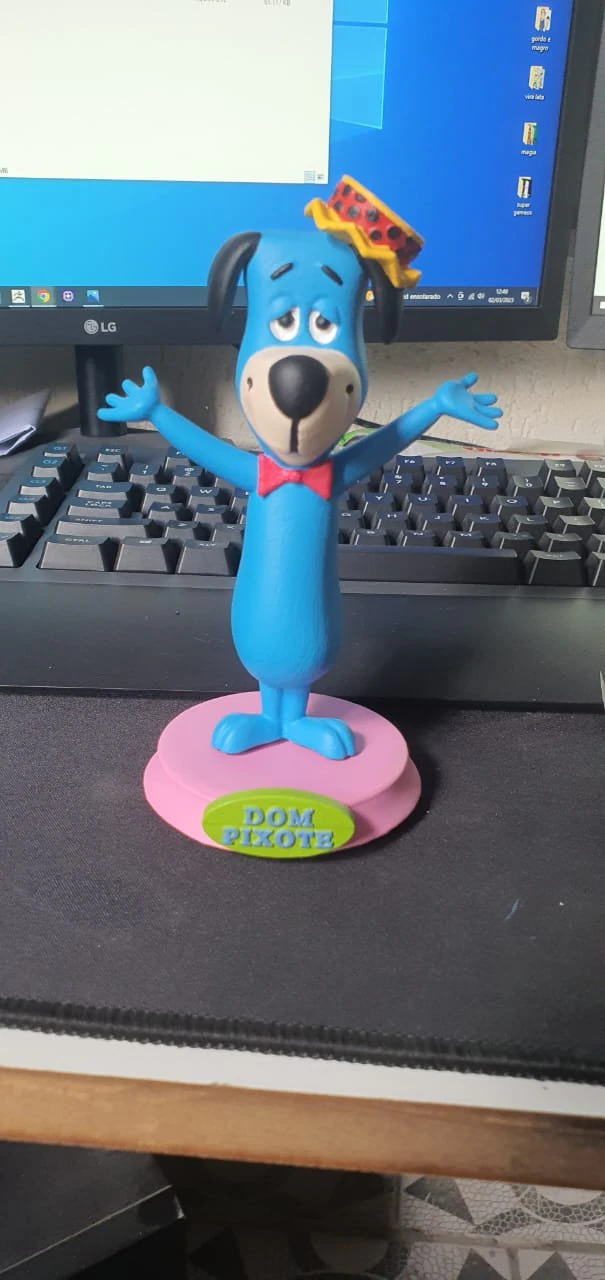 Huckleberry Hound 3D Print Model .c4d .max .obj .3ds .fbx .stl .blend 