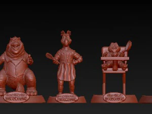 Bradley P Richfield - Dinosaurs 3D Print Model
