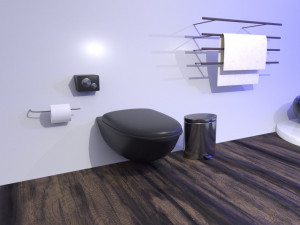 Modern bathroom 3Dモデル