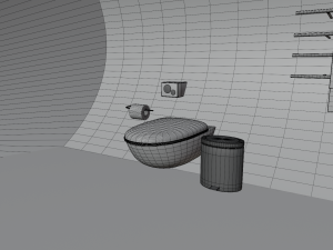 Modern bathroom 3Dモデル
