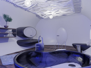 Modern bathroom 3Dモデル