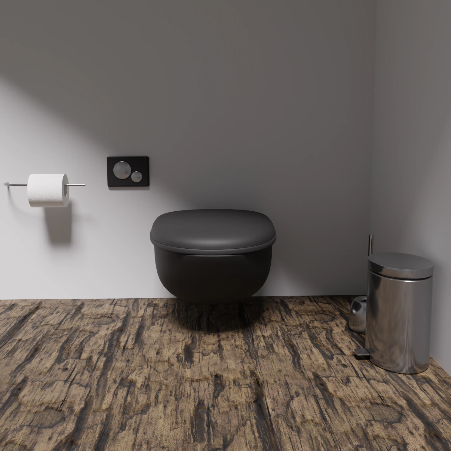 Modern toilet 3D Model .c4d .max .obj .3ds .fbx .stl .blend 