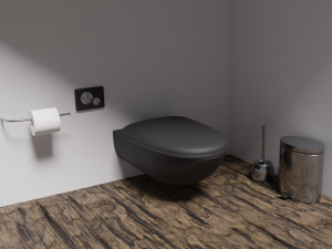 Modern toilet Modello 3D