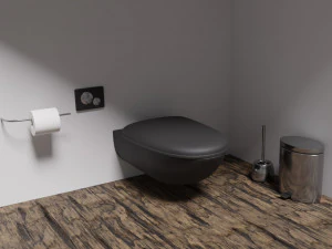Modern toilet 3D Model