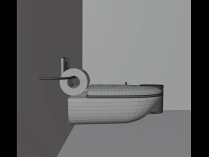 Modern toilet 3D Model