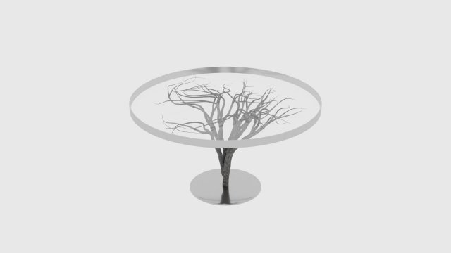 Glass table Model 3D .c4d .max .obj .3ds .fbx .stl .blend 