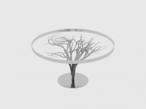 Glass table Model 3D