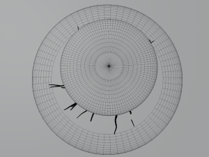 Glass table Model 3D