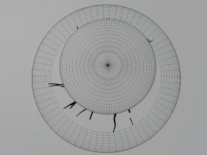 Glass table 3D Model