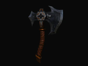 Набор полустилизованного фэнтезийного оружия 1 3D Модель