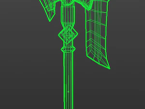 Набор полустилизованного фэнтезийного оружия 1 3D Модель