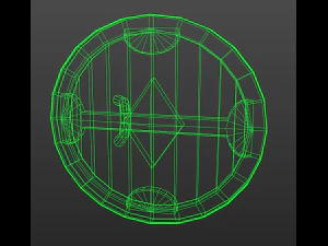 Набор полустилизованного фэнтезийного оружия 1 3D Модель