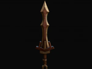 Semi Stylized Fantasy Weapon Pack 2 3D Model