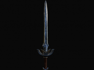 Semi Stylized Fantasy Weapon Pack 2 Model 3D