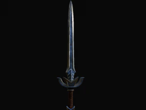 Semi Stylized Fantasy Weapon Pack 2 3D Model