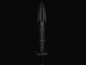 Semi Stylized Fantasy Weapon Pack 2 Model 3D