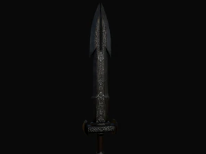 Semi Stylized Fantasy Weapon Pack 2 3D Model