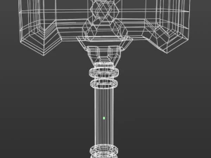 Semi Stylized Fantasy Weapon Pack 2 3D Model