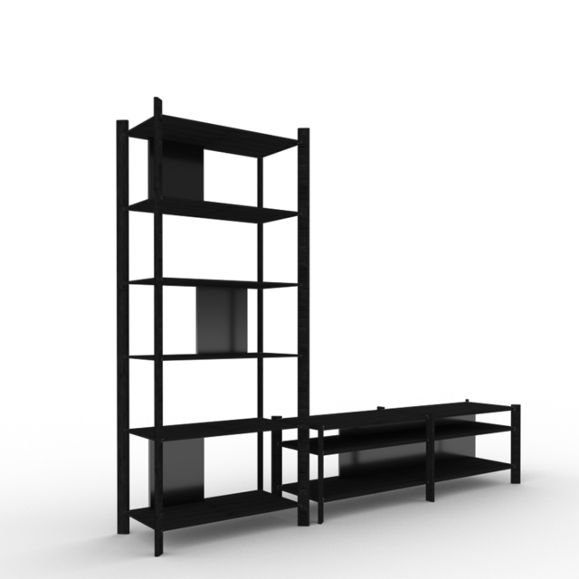 IKEA JTTESTA TV UNIT Modelo 3D .c4d .max .obj .3ds .fbx .stl .blend 