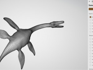 Plesiosaurus Ready to Print 3Dプリントモデル