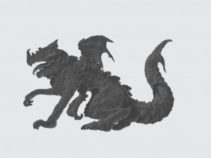Blight Dragon Ready to Print 3D 打印模型
