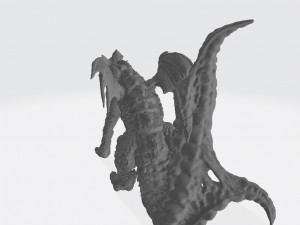 Blight Dragon Ready to Print 3D 打印模型