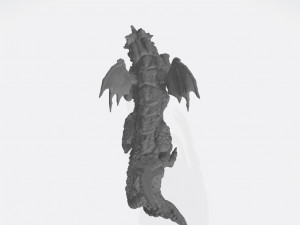 Blight Dragon Ready to Print 3D 打印模型