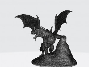 Blue Guardian Dragon Ready to Print Modello di stampa 3D