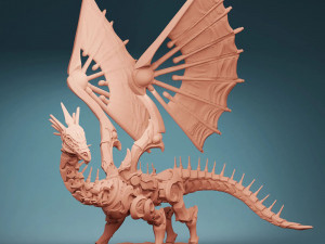 Clockwork Dragon Ready to Print 3D 프린트 모델