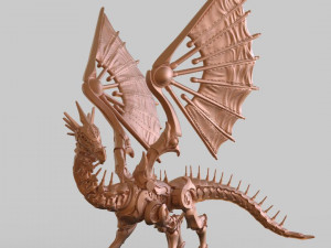 Clockwork Dragon Ready to Print 3Dプリントモデル