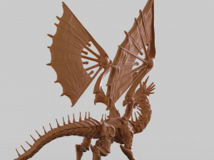 Clockwork Dragon Ready to Print 3Dプリントモデル