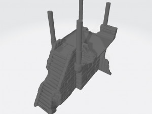 Damaged Outpost Scatter Ready to Print 3D प्रिंट मॉडल