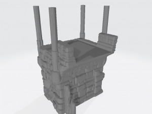 Damaged Outpost Scatter Ready to Print 3D प्रिंट मॉडल