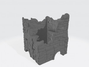 Damaged Outpost Scatter Ready to Print 3D प्रिंट मॉडल