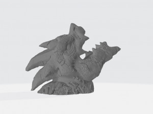 Dragon Head Wall Mounts Ready to Print Modelo de Impressão 3D
