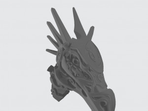 Dragon Head Wall Mounts Ready to Print Modelo de Impressão 3D