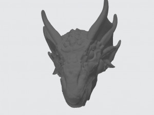 Dragon Head Wall Mounts Ready to Print Modelo de Impressão 3D