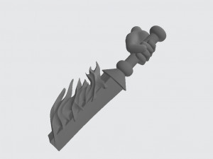Fem Magma Dragonborn Shaman Ready to Print 3D Print Model