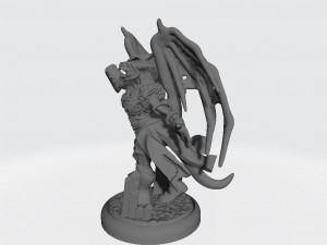 Fem Ice Dragonborn Shaman Ready to Print Modelo de impresión 3D