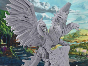 Elemental Queen Dragon Ready to Print 3D Print Model