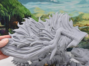 Elemental Queen Dragon Ready to Print 3D प्रिंट मॉडल