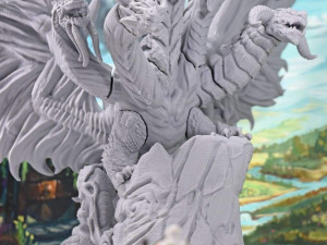 Elemental Queen Dragon Ready to Print 3D प्रिंट मॉडल