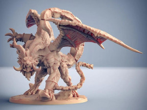 Epic Boss Ashen Manticore Ready to Print Modello di stampa 3D