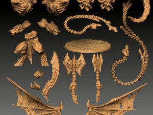 Baalzrodan the Demon King Ready to Print Modelo de Impressão 3D