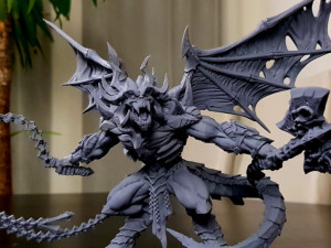 Baalzrodan the Demon King Ready to Print Modelo de Impressão 3D