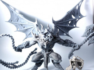 Baalzrodan the Demon King Ready to Print Modelo de Impressão 3D
