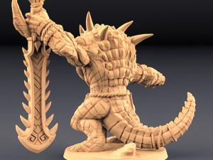 Zantharot Lizard Champion Ready to Print 3D Print Model